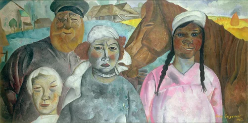 Die Bauernfamilie, 1923